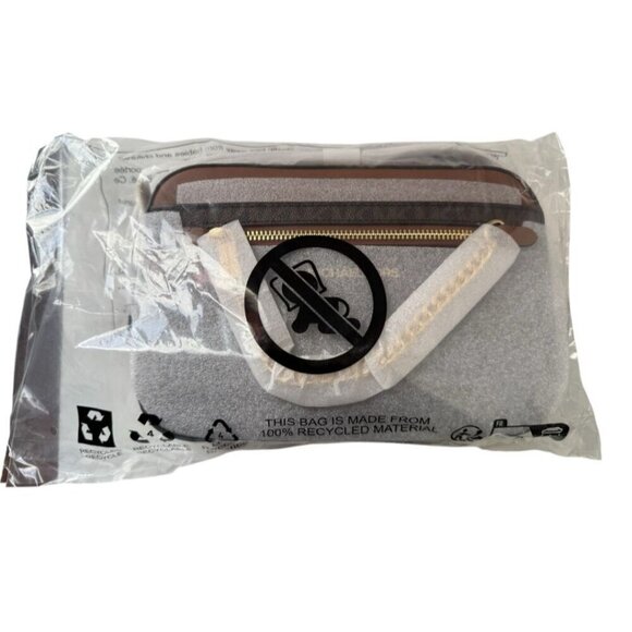 Michael Kors Womens Brown Jet Set Large Logo Crossbody Bag New - Picture 3 of 9